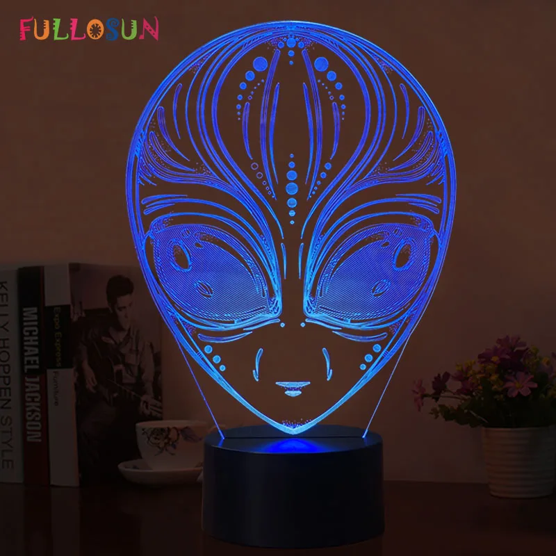 Alien 3D LED Kids Lamp 7 Colors Flashing 3D Night Lights Creative Gift USB LED Table Lamp as Bedroom Decorative Lamp
Alien 3D LED Kids Lamp 7 Colors Flashing 3D Night Lights Creative Gift USB LED Table Lamp as Bedroom Decorative Lamp