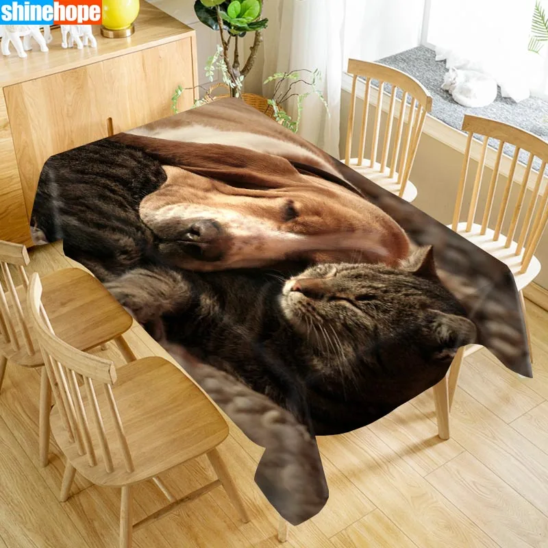 Customizable 3D Basset Hound Tablecloth Christmas Dog Cat Pattern Washable Cloth Thicken Rectangular Table Cloth for Wedding
Customizable 3D Basset Hound Tablecloth Christmas Dog Cat Pattern Washable Cloth Thicken Rectangular Table Cloth for Wedding