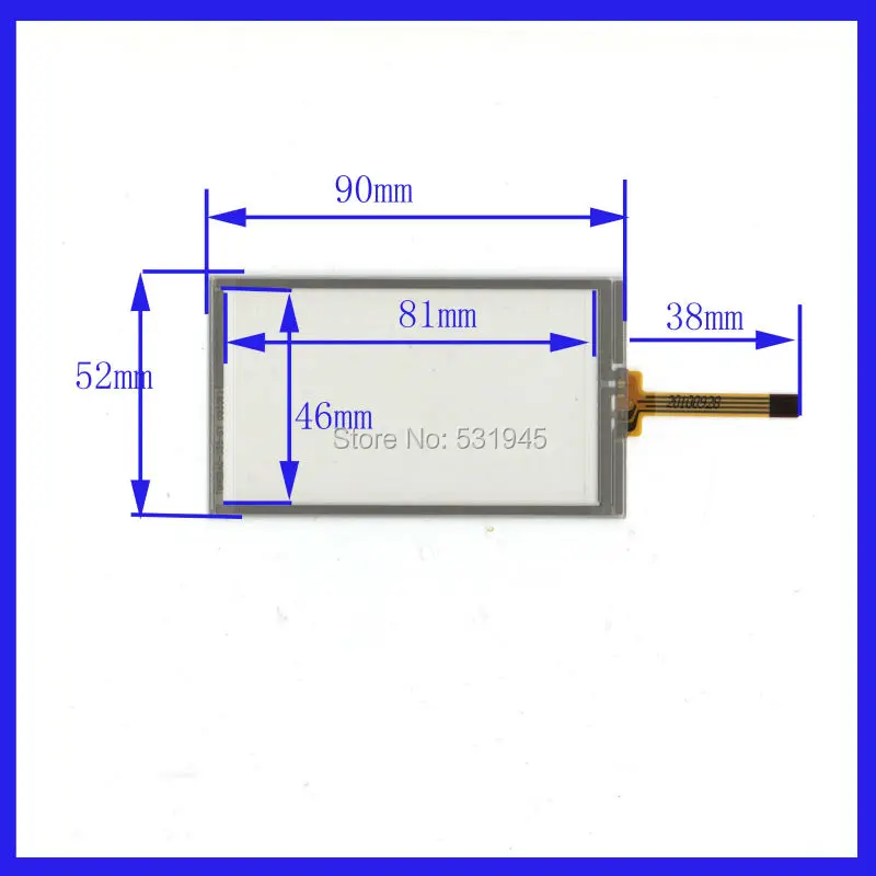 ZhiYuSun 90mm*52mm original handwritten3.5 inch touch screen panel free shipping 90*52 035093 on Digital resistance compatible
ZhiYuSun 90mm*52mm original handwritten3.5 inch touch screen panel free shipping 90*52 035093 on Digital resistance compatible