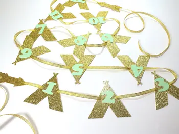Teepee mint and gold girl or boy baby shower First Birthday party garlands banners buntings kids photo props decorations
Teepee mint and gold girl or boy baby shower First Birthday party garlands banners buntings kids photo props decorations