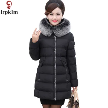 Middle Aged Women Winter Jacket Coat Plus Size 4XL Fashion Hooded Fur Collar Jackets Elegant Women Thick Long Outwear CH745
Middle Aged Women Winter Jacket Coat Plus Size 4XL Fashion Hooded Fur Collar Jackets Elegant Women Thick Long Outwear CH745