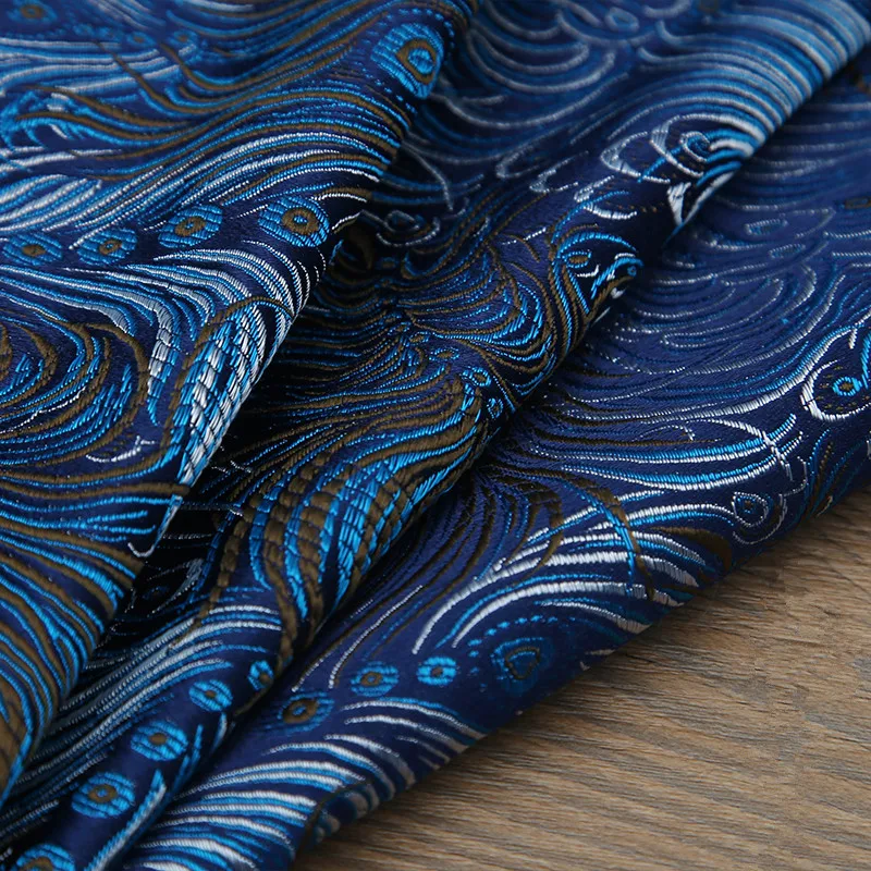 Peacock Metallic Jacquard Brocade Fabric 3D jacquard fabric, craft material sewing cloth patchwork fabric diy tissue 75*50cm
Peacock Metallic Jacquard Brocade Fabric 3D jacquard fabric, craft material sewing cloth patchwork fabric diy tissue 75*50cm