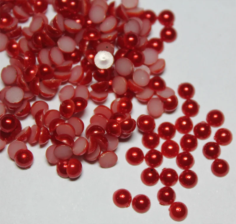 2,000pcs 4mm Red Half Round Pearl Bead Beads Flat Back Flatback For Craft Sewing Nail Art Scrapbooking
2,000pcs 4mm Red Half Round Pearl Bead Beads Flat Back Flatback For Craft Sewing Nail Art Scrapbooking