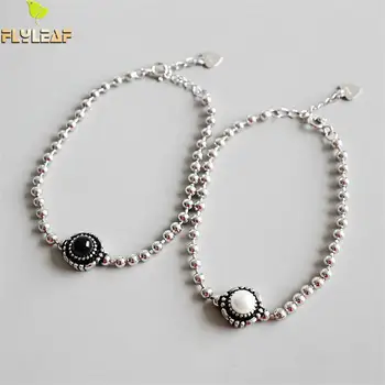 Flyleaf 925 Sterling Silver Bracelets For Women Pearl Agate Ball Beaded Party Simple Fashion Fine Jewelry Bracelets & Bangles
Flyleaf 925 Sterling Silver Bracelets For Women Pearl Agate Ball Beaded Party Simple Fashion Fine Jewelry Bracelets & Bangles