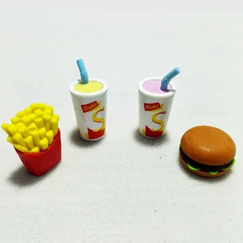 Kawaii Style Eraser hamburger rubber french fries rubber milk shake food rubber school erasers for kids borracha escolar
Kawaii Style Eraser hamburger rubber french fries rubber milk shake food rubber school erasers for kids borracha escolar