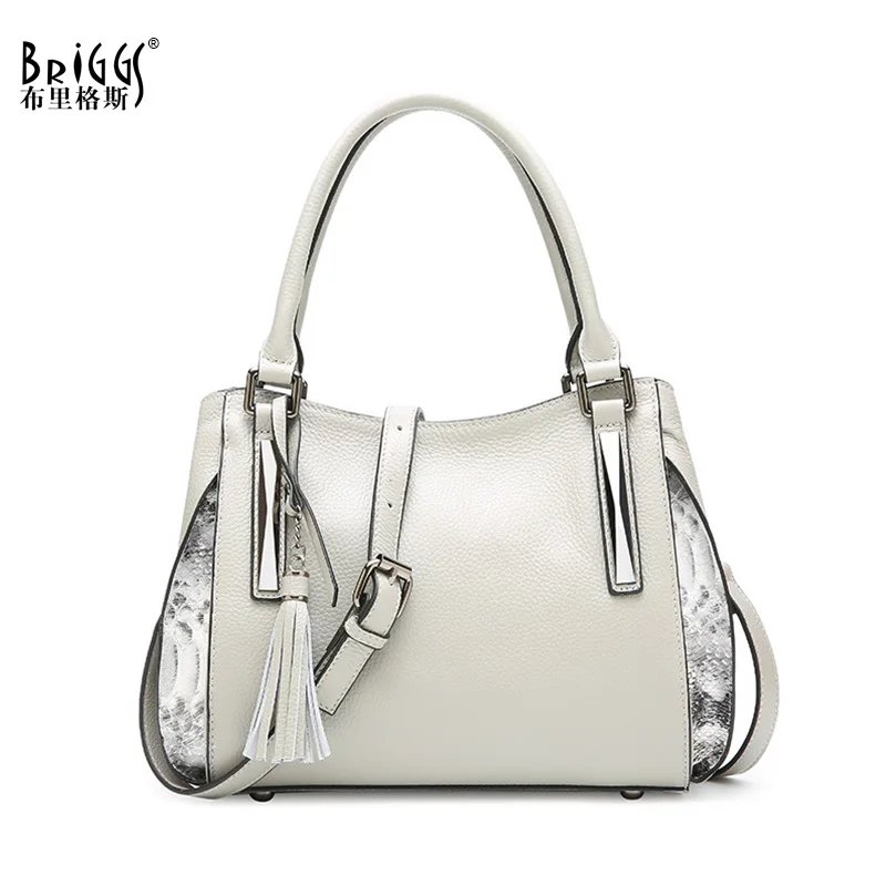 BRIGGS Genuine Leather Casual Tote Fashion Women Handbag Soft Leather Shoulder Bag Famous Brand Designer Handbag Crossbody Bags
BRIGGS Genuine Leather Casual Tote Fashion Women Handbag Soft Leather Shoulder Bag Famous Brand Designer Handbag Crossbody Bags
