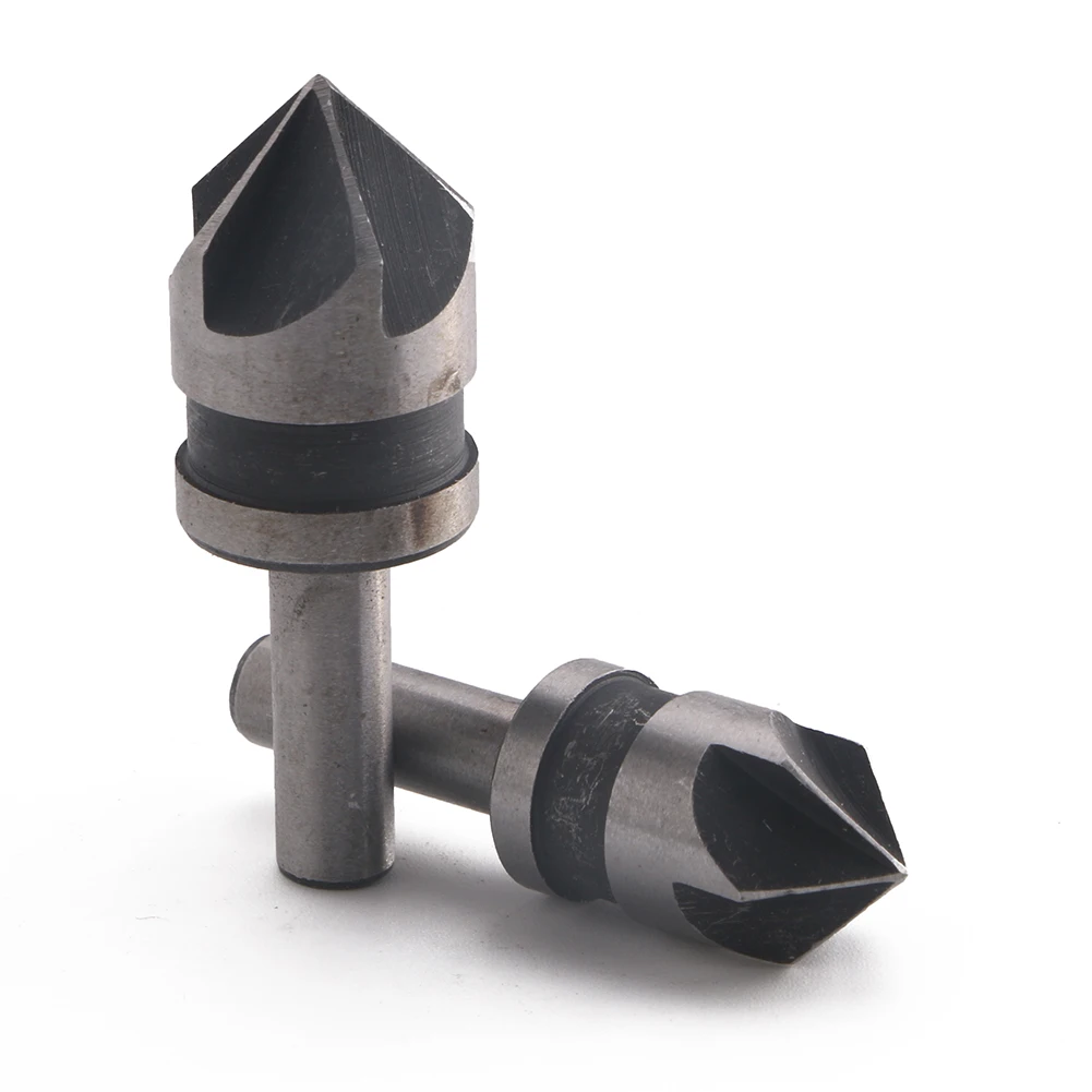 2pcs 5 Fluted 82 Degree HSS Woodworking Countersink Drill Bit Chamfer Cutter Set
2pcs 5 Fluted 82 Degree HSS Woodworking Countersink Drill Bit Chamfer Cutter Set