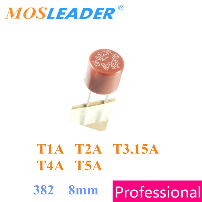 Mosleader 382 Round fuse 1000PCS 250V T1A T2A T3.15A T4A T5A 8*8MM 1A 2A 3.15A 4A 5A High quality Made in China
Mosleader 382 Round fuse 1000PCS 250V T1A T2A T3.15A T4A T5A 8*8MM 1A 2A 3.15A 4A 5A High quality Made in China