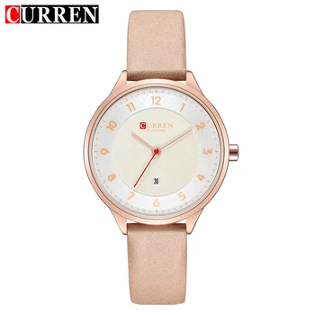 CURREN Auto Date Fashion Ladies Watches Leather Female Quartz Watch Women Thin Casual Strap Wristwatches Reloj Mujer Clock
CURREN Auto Date Fashion Ladies Watches Leather Female Quartz Watch Women Thin Casual Strap Wristwatches Reloj Mujer Clock