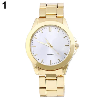 Unisex Men's Women's Gold Tone Alloy Strap Round Case Analog Quartz Luxury Dress Watch 5HPX
Unisex Men's Women's Gold Tone Alloy Strap Round Case Analog Quartz Luxury Dress Watch 5HPX