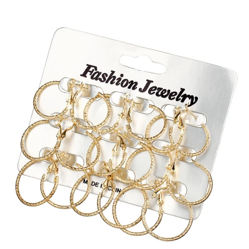 9 Pair/set Gold Color Small Circle Hoop Earrings For Women Vintage Loop Earring Set Party Jewelry Accessories Dropshipping
9 Pair/set Gold Color Small Circle Hoop Earrings For Women Vintage Loop Earring Set Party Jewelry Accessories Dropshipping