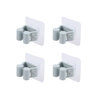 4 Pcs Mop And Broom Holder Mop Organizer Garden Storage Rack Kitchen Tool Hanger Folding Rack Metal Tools Behind Doors/On Walls
4 Pcs Mop And Broom Holder Mop Organizer Garden Storage Rack Kitchen Tool Hanger Folding Rack Metal Tools Behind Doors/On Walls