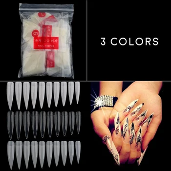 False Acrylic Nail Tips Stiletto Long Sharp 500pcs/pack 4.9cm Nail Art False Tips New
False Acrylic Nail Tips Stiletto Long Sharp 500pcs/pack 4.9cm Nail Art False Tips New