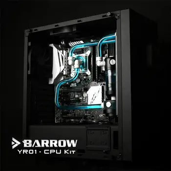 Barrow YR01 FreeShipping Hardtubes CPU Water Cooling Kit, 240mm Radiator, CPU Block, LED Fans,130mm Reservoir, For CPU Cooling
Barrow YR01 FreeShipping Hardtubes CPU Water Cooling Kit, 240mm Radiator, CPU Block, LED Fans,130mm Reservoir, For CPU Cooling