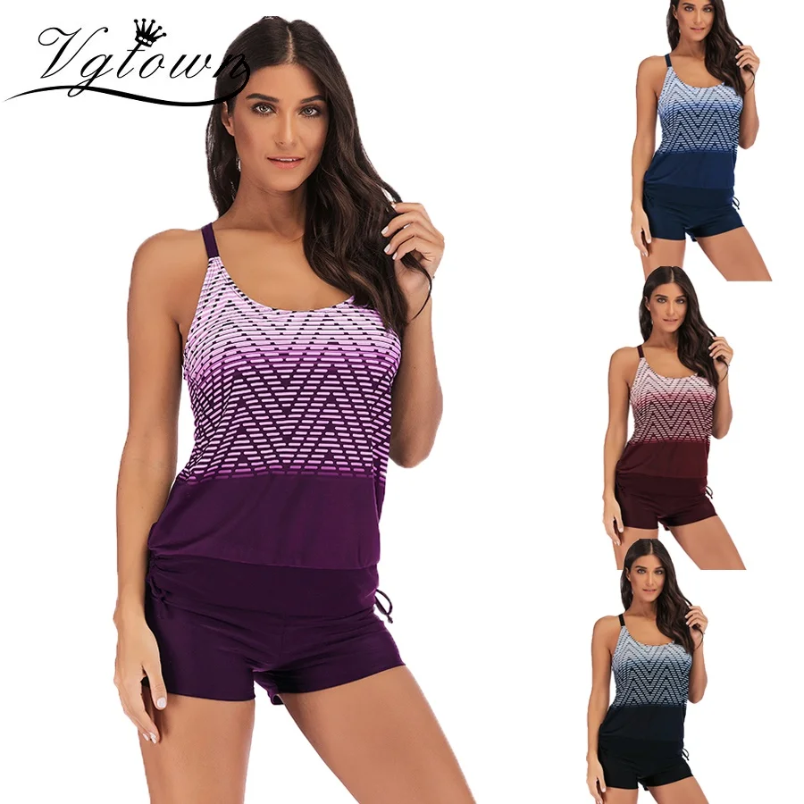 Gradient Biquini Plus Size 6XL Swimwear Women Tankini Top Two Piece Swimsuit with shorts badpak Swim Bathing Suit bikinis
Gradient Biquini Plus Size 6XL Swimwear Women Tankini Top Two Piece Swimsuit with shorts badpak Swim Bathing Suit bikinis