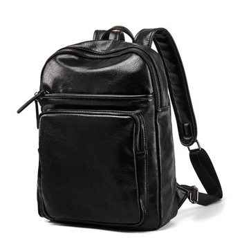 Designer Brand Men Backpack Large Capacity Leather Travel Bag Men 14 Laptop Rucksack Teenager Daypack Mochila Man Shoulder Bag
Designer Brand Men Backpack Large Capacity Leather Travel Bag Men 14 Laptop Rucksack Teenager Daypack Mochila Man Shoulder Bag