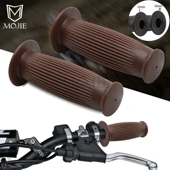 22MM/24MM Comfort Motorcycle Hand Grips Cool Brown Motorcycle Handlebar for Cafe Racer Bobber Clubman Custom For HONDA KAWASAKI
22MM/24MM Comfort Motorcycle Hand Grips Cool Brown Motorcycle Handlebar for Cafe Racer Bobber Clubman Custom For HONDA KAWASAKI