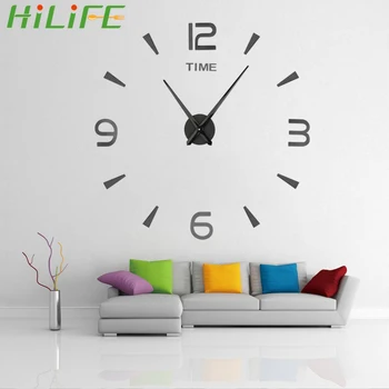 3D Wall Clock Creative Quartz Watch Modern Design Home Decoration DIY Acrylic Sticker Clock Wall Clocks For Living Room
3D Wall Clock Creative Quartz Watch Modern Design Home Decoration DIY Acrylic Sticker Clock Wall Clocks For Living Room