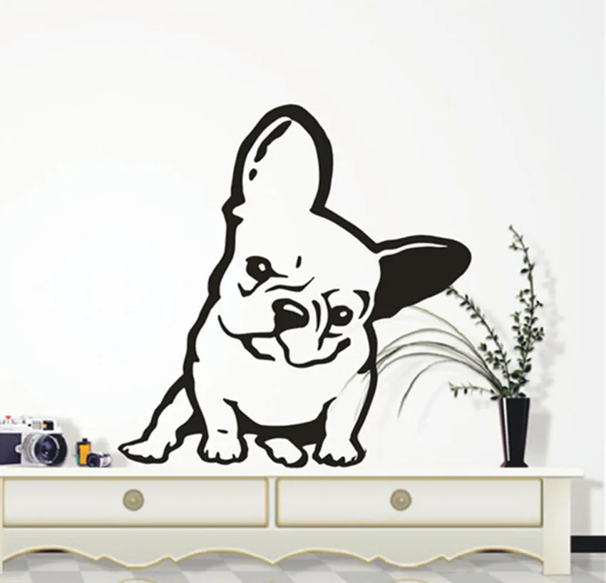 Pet Dog Wall Decal French Bulldog Melancholy Face Vinyl Wall Sticker Home Decor High Quality Vinyl Sticker Art Decal Mural Y-2
Pet Dog Wall Decal French Bulldog Melancholy Face Vinyl Wall Sticker Home Decor High Quality Vinyl Sticker Art Decal Mural Y-2