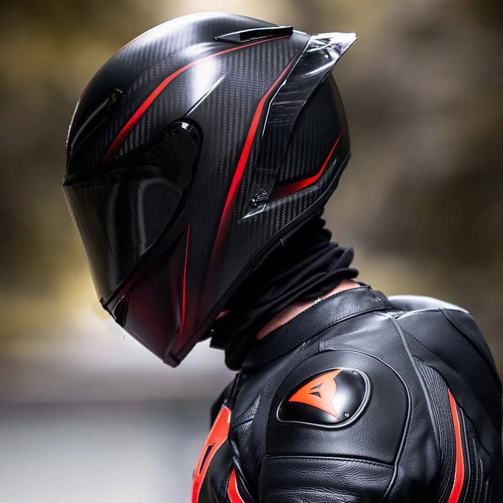 Мотоциклетный шлем для гонок с полным лицевым покрытием мотоциклетный