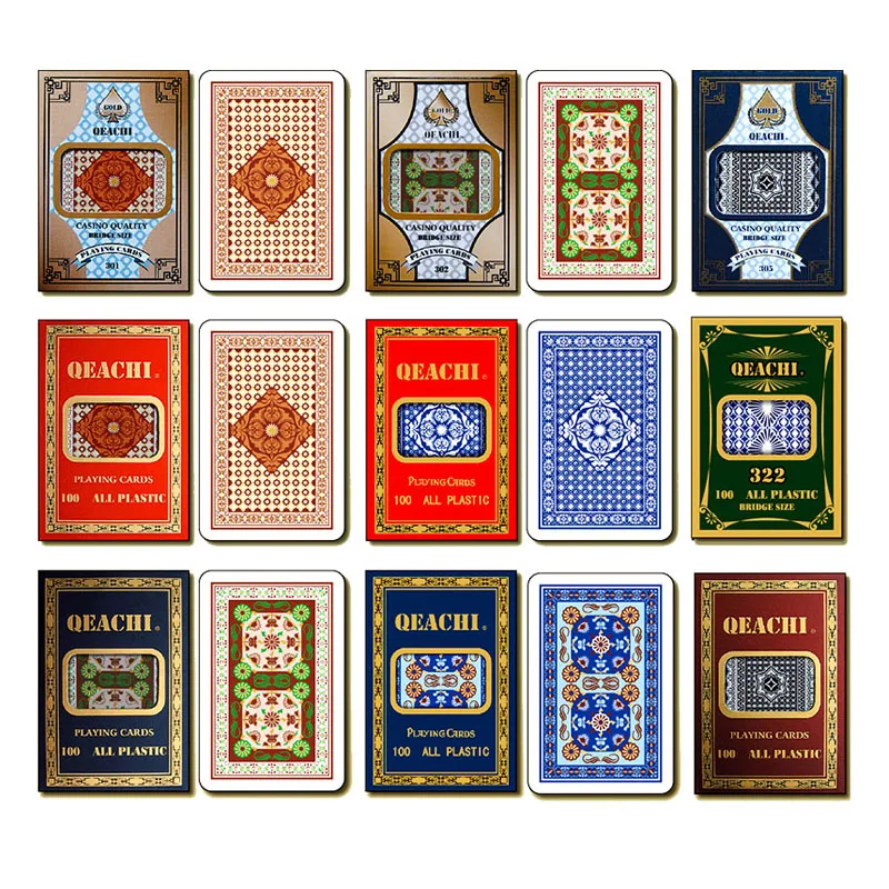 Multi Styles Plastic Playing Cards With Box PVC Poker Cards Bridge Poker Cartas Deck
Multi Styles Plastic Playing Cards With Box PVC Poker Cards Bridge Poker Cartas Deck