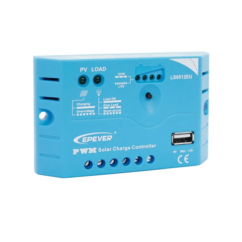 EPSOLAR LS0512EU 5A 12V EP EPEVER PWM LandStar Solar Charge Controller Regulators With 5V USB
EPSOLAR LS0512EU 5A 12V EP EPEVER PWM LandStar Solar Charge Controller Regulators With 5V USB