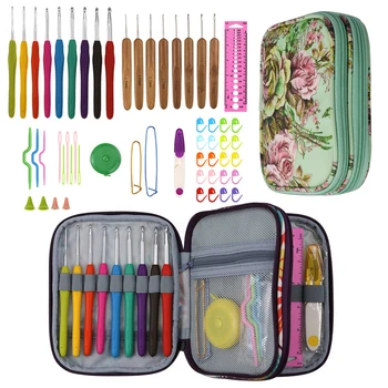 3 Styles Crochet Hooks Set Yarn Weave Knitting Hooks Needles Sewing Tools DIY Craft Tool Crochet Kits With Flower Storage Bag
3 Styles Crochet Hooks Set Yarn Weave Knitting Hooks Needles Sewing Tools DIY Craft Tool Crochet Kits With Flower Storage Bag