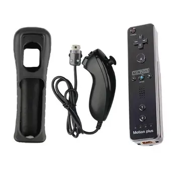 2018 New 2 in1 Wireless Remote Controller for Nunchuk Nintendo Wii Built-in Motion Plus Gamepad with Silicone Case motion sensor
2018 New 2 in1 Wireless Remote Controller for Nunchuk Nintendo Wii Built-in Motion Plus Gamepad with Silicone Case motion sensor