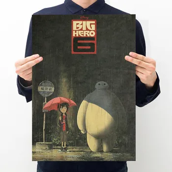 Hayao Miyazaki Totoro Vintage retro kraft paper poster Japanese anime cartoon children's room posters 51*35CM
Hayao Miyazaki Totoro Vintage retro kraft paper poster Japanese anime cartoon children's room posters 51*35CM