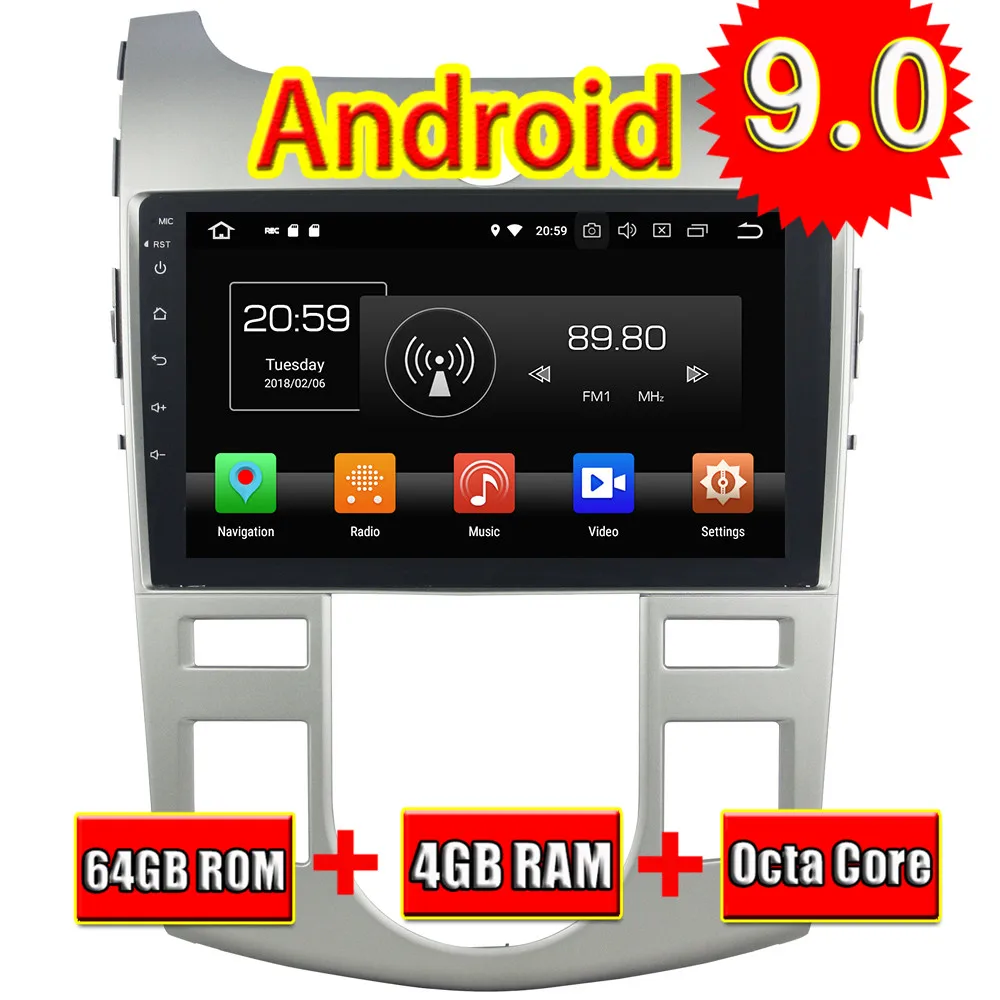 Topnavi Quad Core Android 9.0 Car GPS Navigation for KIA CERATO FORTE 2008 2009 2010 2011 2012 Car Multimedia Radio Stereo
Topnavi Quad Core Android 9.0 Car GPS Navigation for KIA CERATO FORTE 2008 2009 2010 2011 2012 Car Multimedia Radio Stereo
