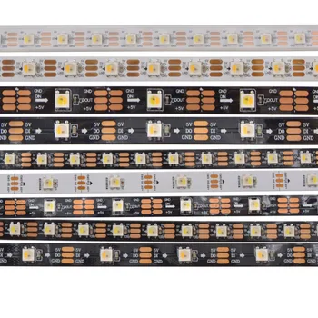 1M/5M SK6812 (similar with WS2812B) RGBW 4 in 1 Chip 30 60 144leds/Pixels/m 5050 SMD Addressable LED Strip IP30 IP65 IP67 DC5V