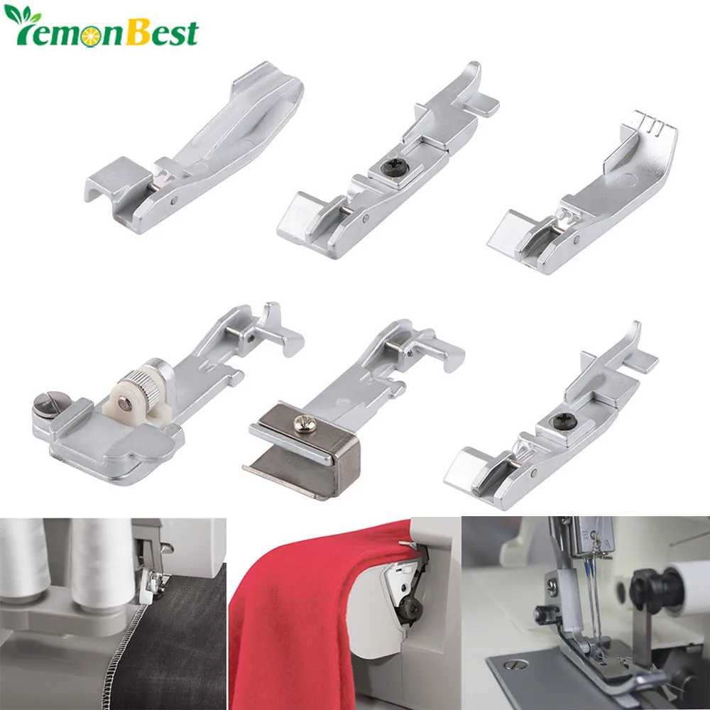 6Pcs Singer Overlock Sewing Machines Foots Serger Presser Foot Set For 14CG754 14SH654 14U555 14U557 Consew 14TU 14hd854 14sh754
6Pcs Singer Overlock Sewing Machines Foots Serger Presser Foot Set For 14CG754 14SH654 14U555 14U557 Consew 14TU 14hd854 14sh754