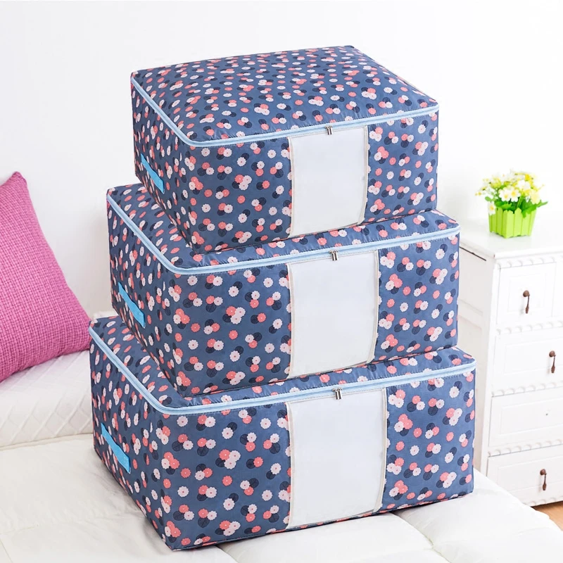 Waterproof Fabric Cloth Storage Bag For Quilt Pillow Bed Lines Duroble Closet Organizer Multi Color Home Sundries Container
Waterproof Fabric Cloth Storage Bag For Quilt Pillow Bed Lines Duroble Closet Organizer Multi Color Home Sundries Container