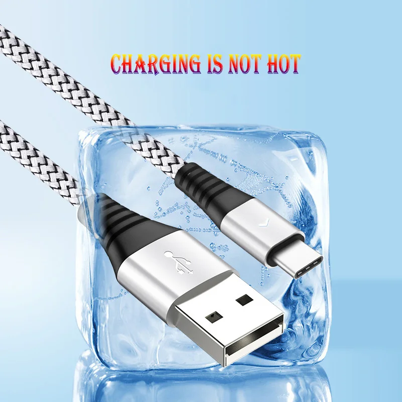 Nylon Braided USB Type C Cable Fast charge 2.4A Data Sync type-c mobile phone data cable For Samsung S9 Xiaomi Charging Cable
Nylon Braided USB Type C Cable Fast charge 2.4A Data Sync type-c mobile phone data cable For Samsung S9 Xiaomi Charging Cable