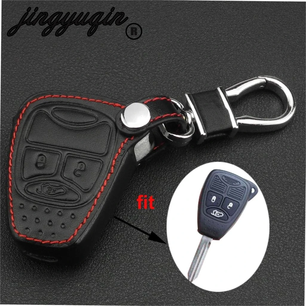 jingyuqin 3BTN Remote Car key Leather Case Fob Cover For Chrysler Jeep Dodge Ram Caliber Nitro Patriot Pacifica Liberty Keychain
jingyuqin 3BTN Remote Car key Leather Case Fob Cover For Chrysler Jeep Dodge Ram Caliber Nitro Patriot Pacifica Liberty Keychain