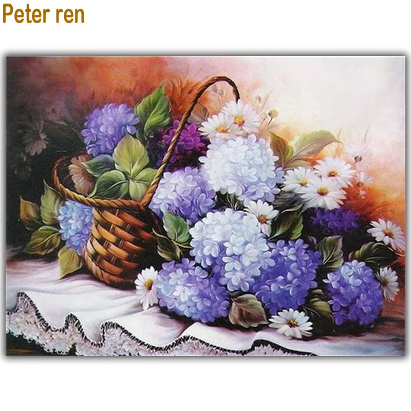 Peter ren Diamond painting Cross stitch Pictures of rhinestones Round/Square mosaic Full Embroidery with diamonds "Daisy basket"
Peter ren Diamond painting Cross stitch Pictures of rhinestones Round/Square mosaic Full Embroidery with diamonds "Daisy basket"