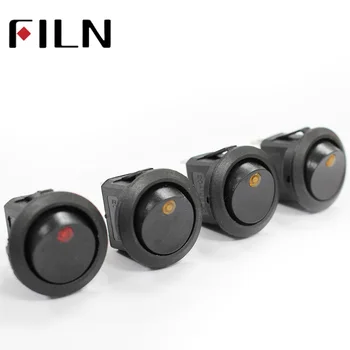 FILN KCD1 220V 10A blue red gerrn mini round illuminated toggle switch latching 3pins on off boat rocker switch
FILN KCD1 220V 10A blue red gerrn mini round illuminated toggle switch latching 3pins on off boat rocker switch