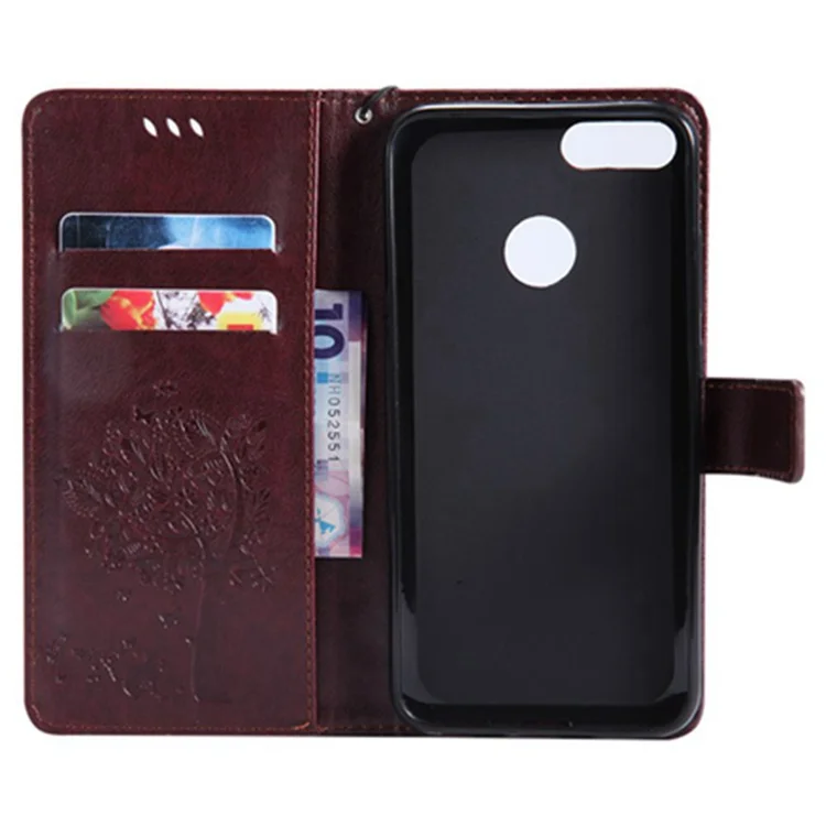 Flip Leather Case For Huawei enjoy 9 Y7 pro prime 2019 Relief Wallet Cover Stand Phone Case