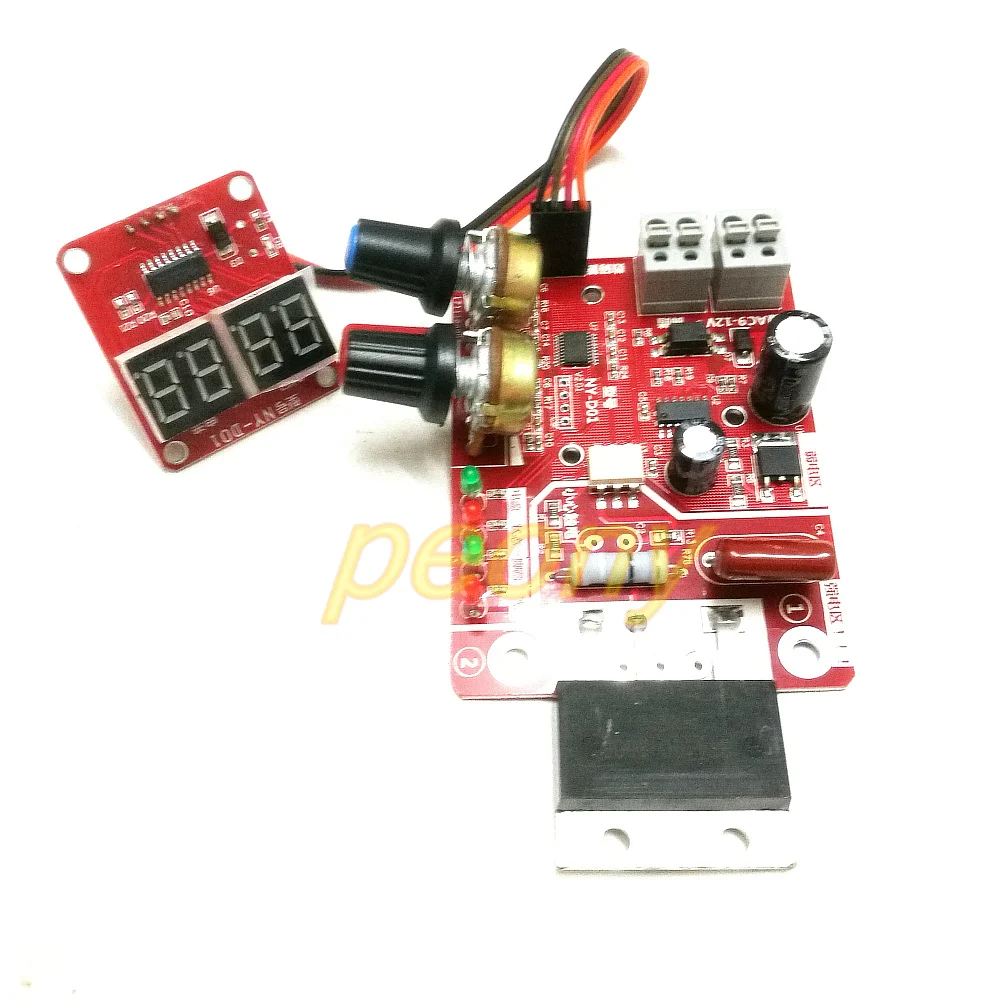 NY-D01 Spot-Welder Control Board Regulating Time and Current Digital Display Transformer Controller
NY-D01 Spot-Welder Control Board Regulating Time and Current Digital Display Transformer Controller