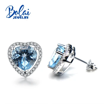 Bolaijewelry,new style Heart shaped Sweet Romantic natural blue topaz gemstone earring 925 sterling silver fine jewelry women
Bolaijewelry,new style Heart shaped Sweet Romantic natural blue topaz gemstone earring 925 sterling silver fine jewelry women