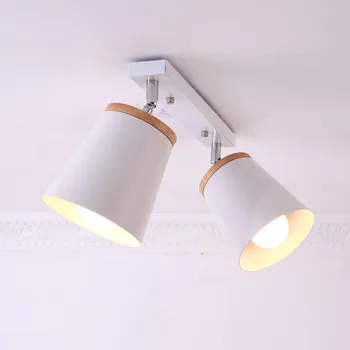 Modern White Ceiling Light for Corridor Adjustable Metal Lamparas de techo Indoor Wood Iron Lighting Fixture Nordic Ceiling Lamp
Modern White Ceiling Light for Corridor Adjustable Metal Lamparas de techo Indoor Wood Iron Lighting Fixture Nordic Ceiling Lamp