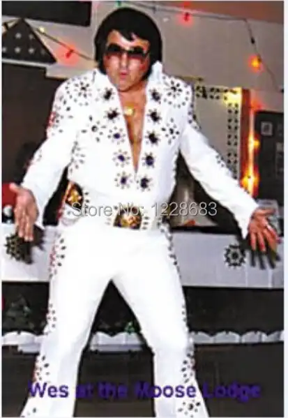 High Quality Customer Made Elvis Presley Cosplay Singer Ballroom