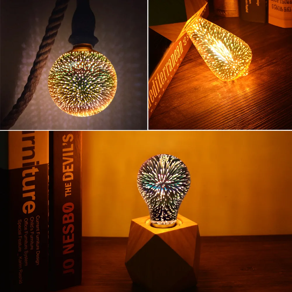 3D Star Fireworks Effect Night Light Led Lamp E27 AC85V-265V Edison Led Bulb Home Decoration Lighting
3D Star Fireworks Effect Night Light Led Lamp E27 AC85V-265V Edison Led Bulb Home Decoration Lighting
