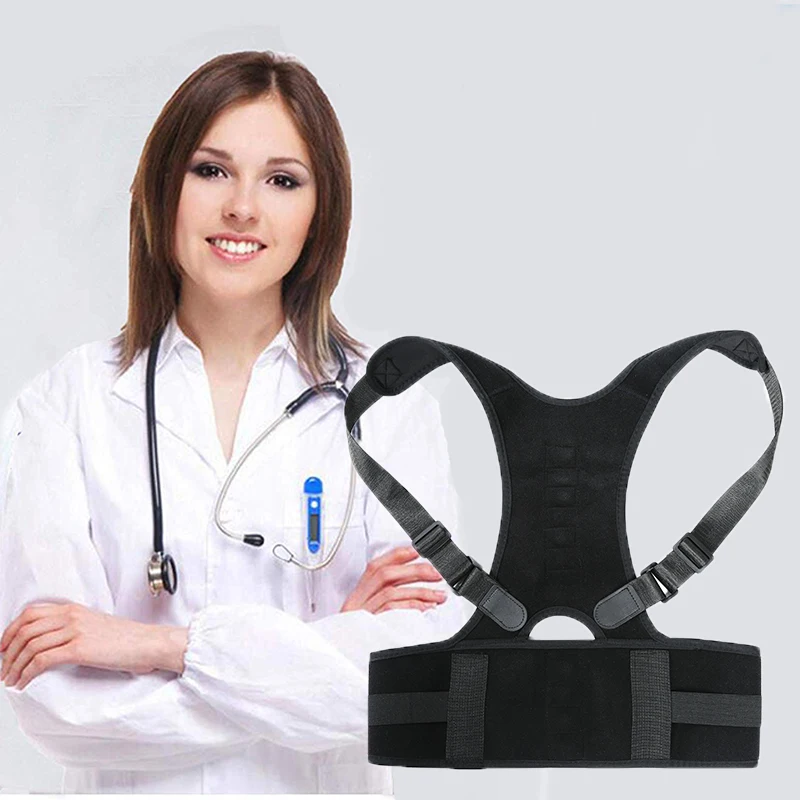 Adjustable Women Elastic Back Support Belt Chest Posture Corrector Shoulder Brace Body Shaper Corset Health Care S/M/L
Adjustable Women Elastic Back Support Belt Chest Posture Corrector Shoulder Brace Body Shaper Corset Health Care S/M/L