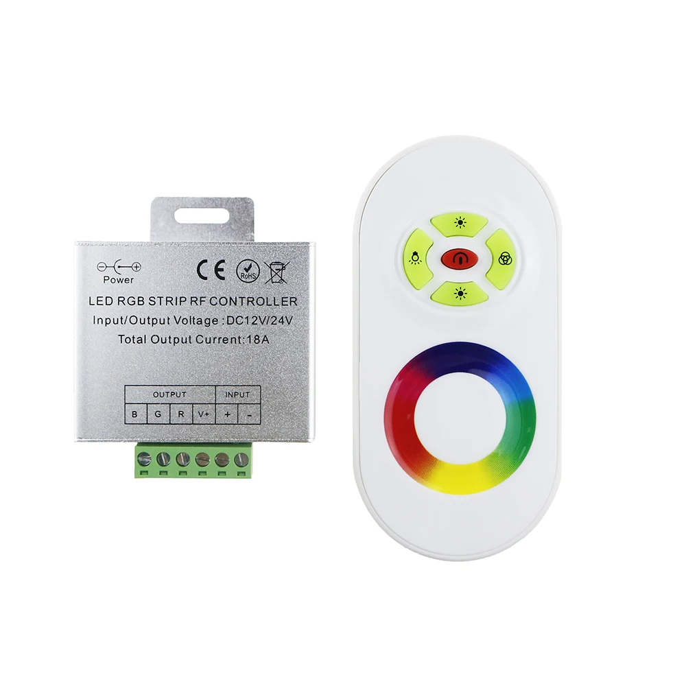 Wireless RF SMD RGB led strip light Touch Dimmer 5 Keys Remotely Controller, DC strips remote control for RGB LED Strip Light
Wireless RF SMD RGB led strip light Touch Dimmer 5 Keys Remotely Controller, DC strips remote control for RGB LED Strip Light