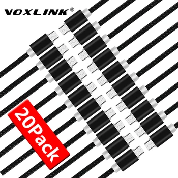 VOXLINK 20 Pack USB Cable 5V 2.4A Micro USB Charging Cable Data Mobile Phone Cable For Samsung S7 S6 Huaiwei Xiaomi Meizu LG HTC
VOXLINK 20 Pack USB Cable 5V 2.4A Micro USB Charging Cable Data Mobile Phone Cable For Samsung S7 S6 Huaiwei Xiaomi Meizu LG HTC
