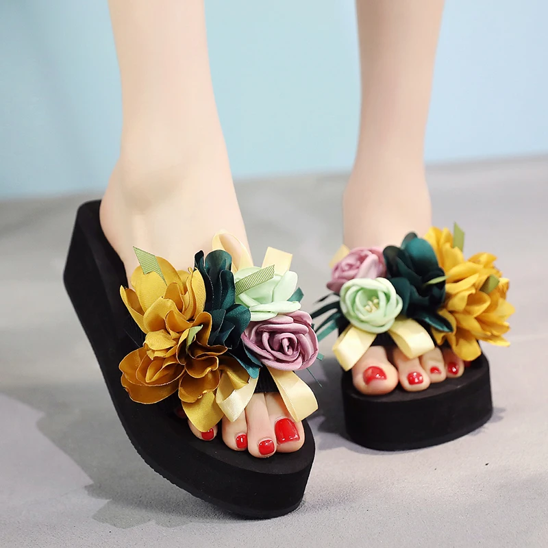 Drop Shipping Shujin 2019 Flower Slides Women Sandals High Heel Slippers Outdoor Summer Sandal Female Shoes
Drop Shipping Shujin 2019 Flower Slides Women Sandals High Heel Slippers Outdoor Summer Sandal Female Shoes
