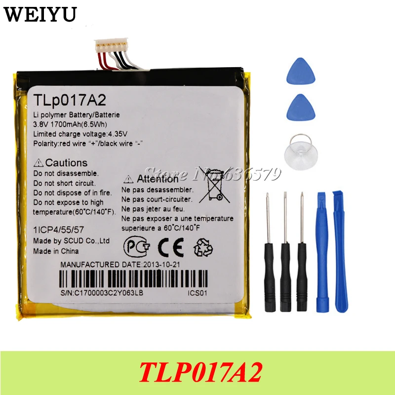 Аккумулятор TLP017A2 для Alcatel One Touch Idol Mini OT 6012D 6012X 6012A 6012W 6012E S530T аккумулятор +