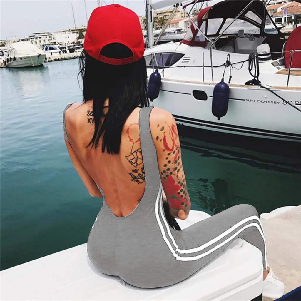 Bodysuit Womens Jumpsuit Casual Sport Backless Ladies Trousers Jumpsuits Playsuit Rompers combishort femme ete
Bodysuit Womens Jumpsuit Casual Sport Backless Ladies Trousers Jumpsuits Playsuit Rompers combishort femme ete