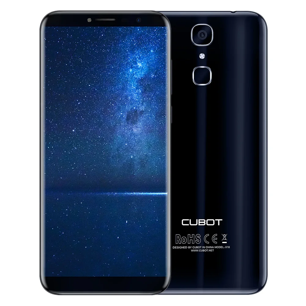 

Cubot X18 4G Smartphone Android 7.0 5.7 Inch MTK6737T Quad Core 1.5GHz 3GB RAM 32GB ROM 13.0MP Rear Camera Fingerprint Scanner